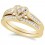 1 Carat Heart Shape Halo Diamond Wedding Set