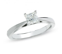 Princess Half Carat Diamond Engagement Ring on June Sale