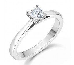 1/3 Carat Princess solitaire Ring on June Sale