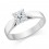 1/2 Carat Gia certified VS2 I Princess Solitaire Engagement Ring