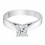 1/2 Carat Gia certified VS2 I Princess Solitaire Engagement Ring