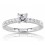 Beautiful Princess Diamond Engagement Ring on Sale