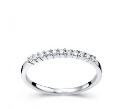 1/4 Carat Diamond Wedding Ring Band on white gold
