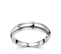 Bestselling Men's Wedding Ring Band in White Gold