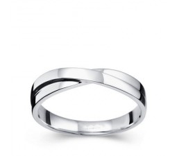 Relaxed Men's Wedding Ring Band on Gold