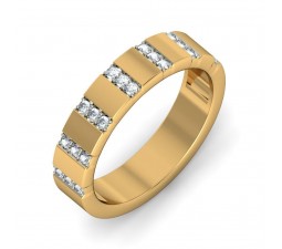 Unique Luxurious Diamond Wedding Ring Band for Her