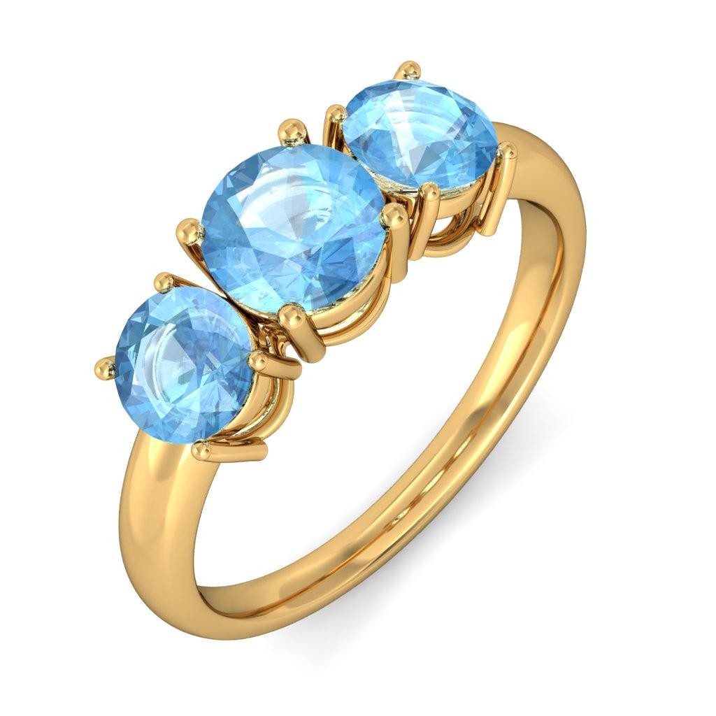 Sterling Silver London and Swiss Blue Topaz Diamond Accent Ring - 20119408  | HSN