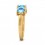 3 Carat Topaz Ring in Yellow Gold