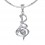 1/4 Carat Diamond Pendant on 10k White Gold