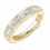 Princess Channel Set Diamond Wedding Ring in Gold