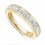 Princess Channel Set Diamond Wedding Ring in Gold