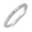 Pave set Round Diamond Wedding Ring Band for Her in White Gold