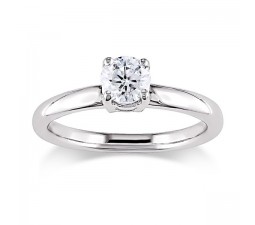 1/3 Carat Solitaire Round Diamond Engagement Ring