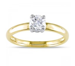 1/3 Carat Solitaire Round Diamond Engagement Ring