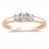 Wonderful 1 Carat Diamond and Sapphire Wedding Ring Set in 14k White Gold