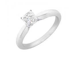 1/3 Carat Solitaire Princess Engagement Ring on Sale