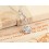 1/4 Carat Diamond Circle Pendant on 14k White Gold