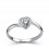 1/4 Carat Diamond Heart Shape Promise/Engagement Ring