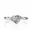1/4 Carat Diamond Heart Shape Promise/Engagement Ring