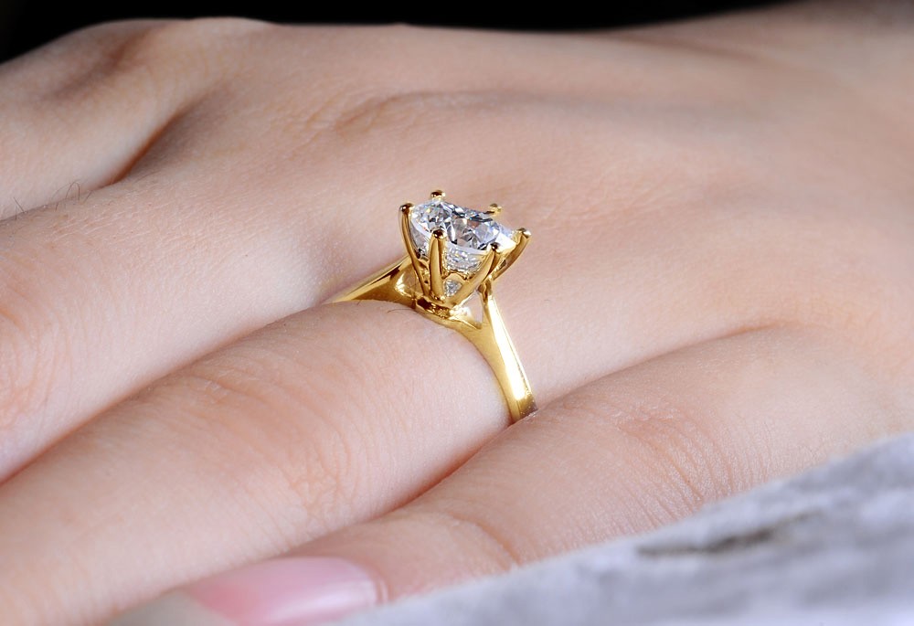 Solitaire Ring On - JeenJewels