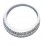 1 Carat Cubic Zirconia Wedding Ring Band for Women in White Gold over Sterling Silver