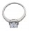 Halo 1.5 Carat Round Cubic Zirconia Engagement Ring in 18k Gold over Sterling Silver