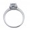 Halo 1.5 Carat Round Cubic Zirconia Engagement Ring in 18k Gold over Sterling Silver