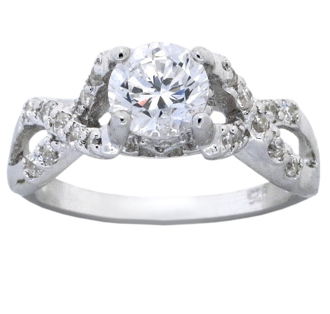 Overstock cubic zirconia engagement rings deals