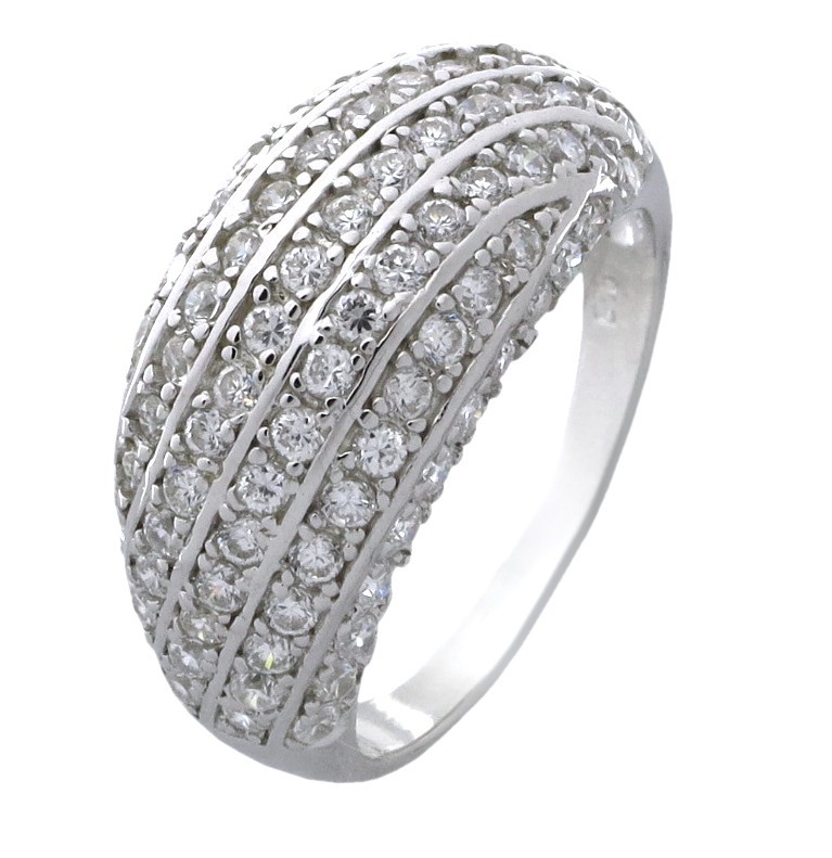 Cubic zirconia anniversary best sale bands
