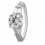 Luxurious 3 Carat Round Cubic Zirconium Engagement Ring for Her