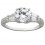 Luxurious 3 Carat Round Cubic Zirconium Engagement Ring for Her