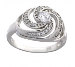 Beautiful Half Carat Cubic Zirconium Engagement Ring for Her