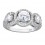 1 Carat Cubic Zirconium Antique Halo Engagement Ring for Her