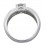 Vintage Classic 2 Carat Cubic Zirconia Engagement Ring in 18k Gold over Sterling Silver