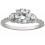 Designer 3 Carat Cubic Zirconium Round Engagement Ring for Women