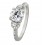 Designer 3 Carat Cubic Zirconium Round Engagement Ring for Women