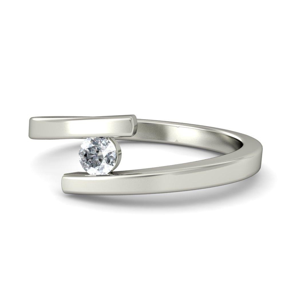 Pleasing Cheap Solitaire Diamond Ring 0.20 Carat Round Cut Diamond on ...