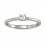Closeout Sale on Round Diamond Solitaire Ring in White Gold