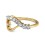 Heart Shape Diamond Ring for Her in Yellow Gold