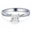 .33 Carat Princess cut Diamond Solitaire Engagement Ring On 10K White Gold