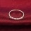 Beautiful Ruby and Diamond Wedding Band on 18k Rose Gold