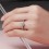 Round Cut Halo Diamond Engagement Ring on 10k White Gold