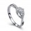 1/3 Carat Diamond Engagement Ring on 10k White Gold