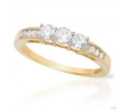 Round Diamond Engagement Ring on discount sale