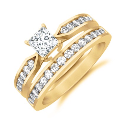 Affordable Wedding Ring Set On - JeenJewels