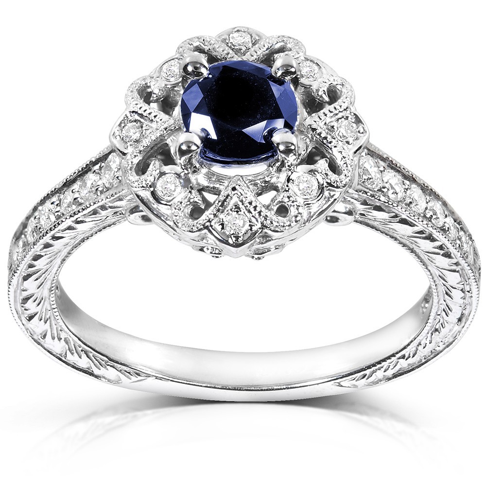 Blue Diamond Engagement Rings: Blue Diamond Engagement Rings Estate Sale