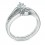 Inexpensive Half Carat Marquise Wedding Ring Set in White Gold