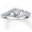 Perfect Half Carat Round Diamond Engagement Ring for Women in White Gold