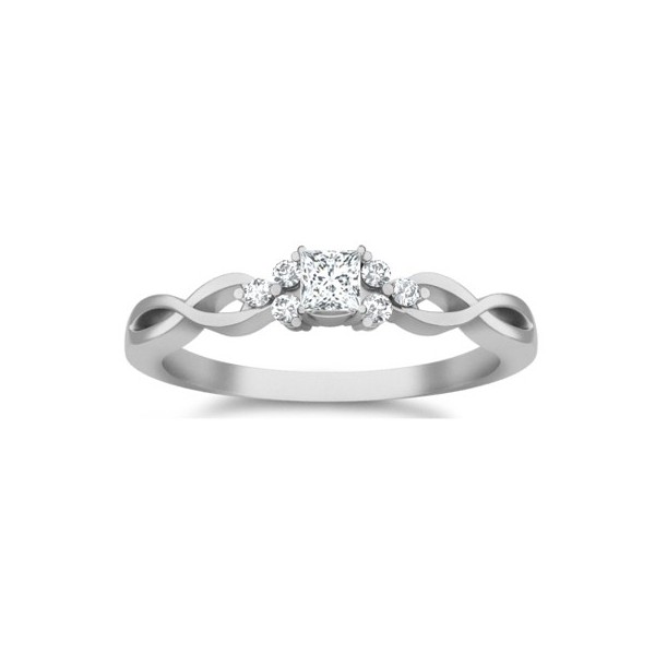 Cheap Affordable Diamond Engagement Ring - JeenJewels