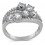 Unique 2 Carat Round Diamond Ring for Women